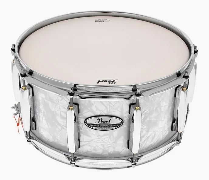 Pearl PMX 14"x6,5" Snare #448, vue de près, de face