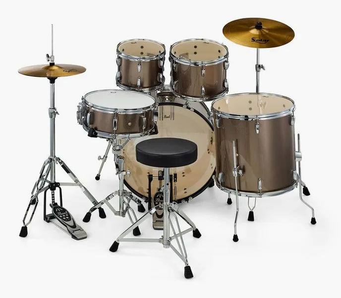 Pearl Roadshow 22" Bronze Metallic, vue de trois quarts, photo 4