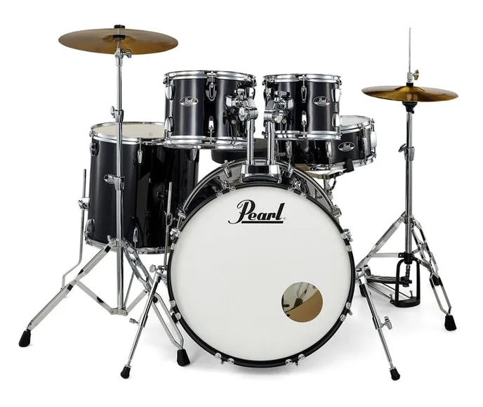 Pearl Roadshow 22" Jet Black, sur fond neutre