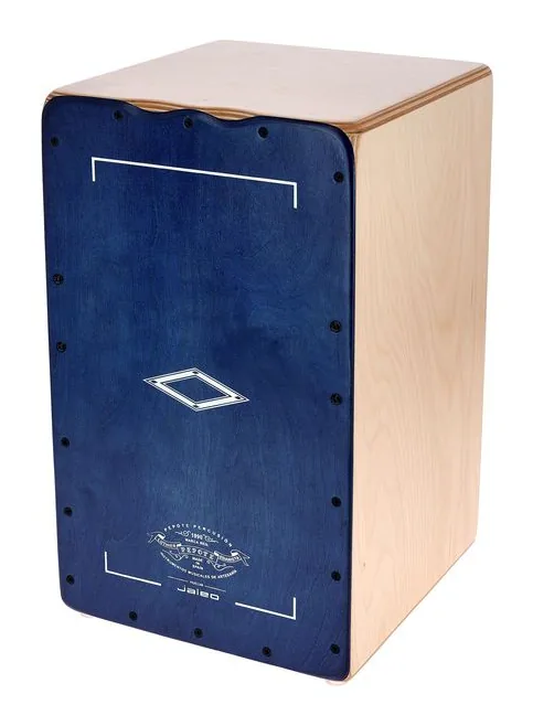 Pepote Jaleo Cajon Blue, de face sur fond neutre