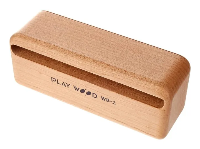 Playwood WB-2 Wood Block, de face sur fond neutre
