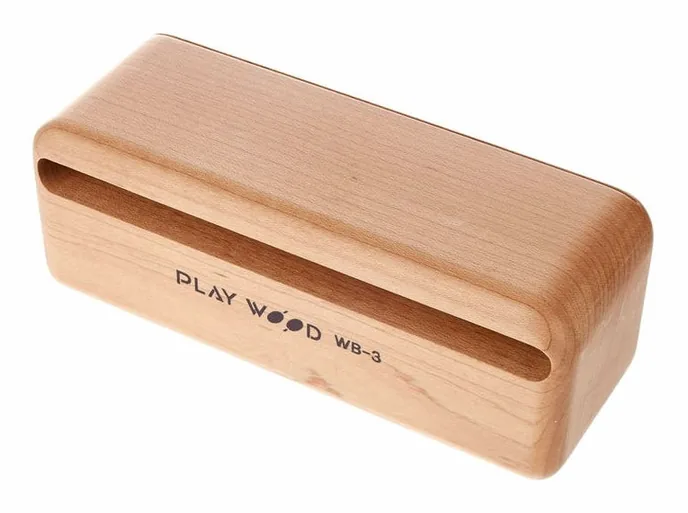 Playwood WB-3 Wood Block, de face sur fond neutre