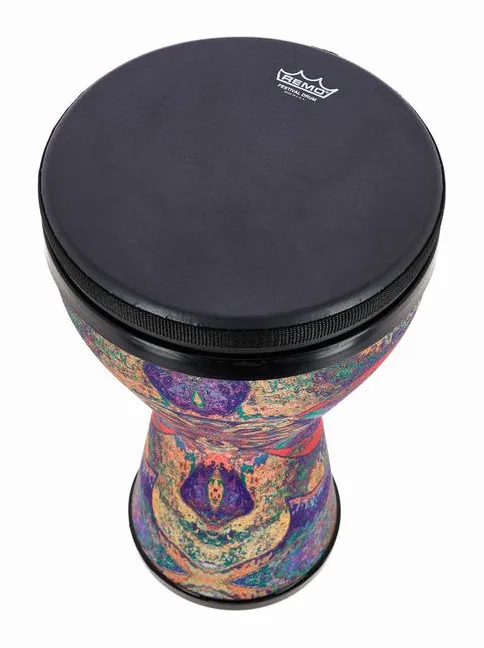 Remo 17,5"x10" Festival Doumbek 65, vue de profil, photo 3