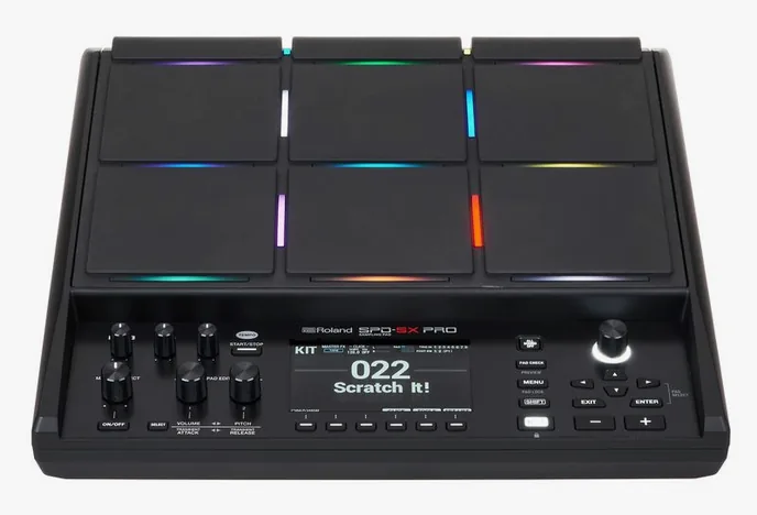 Roland SPD-SX PRO Sampling Pad, vue de profil, photo 2
