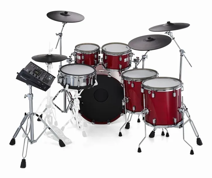 Roland VAD716-GC E-Drum Set, vue de trois quarts, photo 4