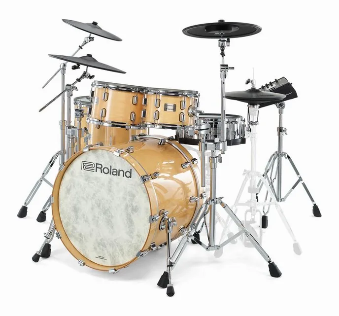 Roland VAD716-GN E-Drum Set, de face sur fond neutre