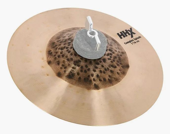 Sabian 07" HHX Complex Splash, vue de près, de face