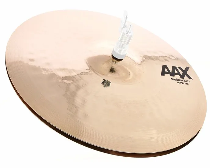 Sabian 14" AAX Medium Hi-Hat, sur fond neutre