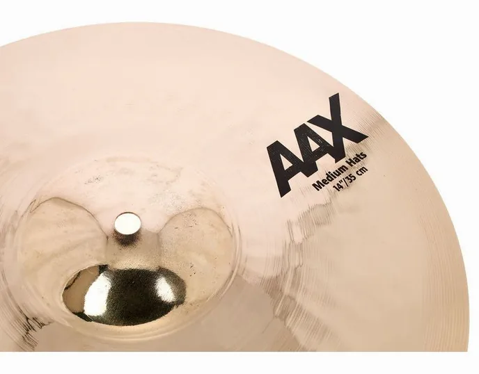 Sabian 14" AAX Medium Hi-Hat, vue de dessus, photo 4
