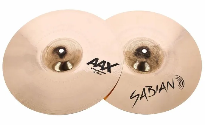 Sabian 14" AAX X-Plosion Hi-Hat, vue de dessus, photo 2
