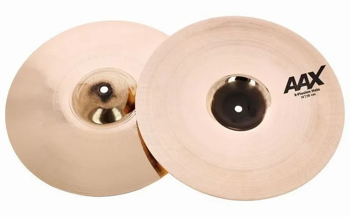 Sabian 14" AAX X-Plosion Hi-Hat, vue de près, photo 3