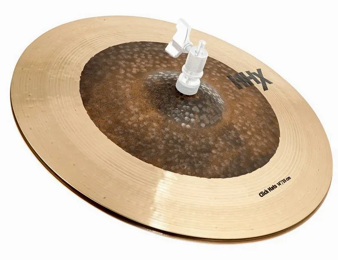 Sabian 14" HHX Click Hats, sur fond neutre