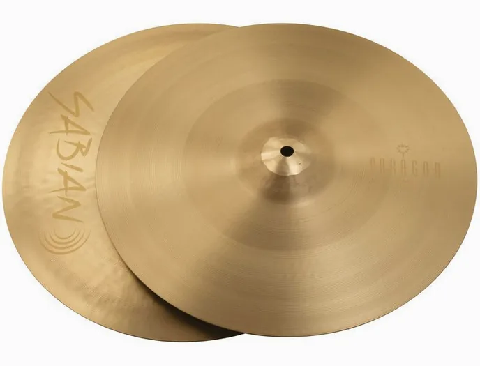 Sabian 14" Paragon Hi-Hat, vue de trois quarts, photo 2