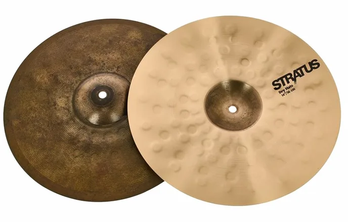 Sabian 14" Stratus Dry Hi-Hat, vue de dessus, photo 3