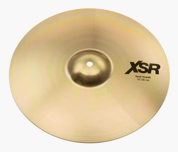Sabian 14" XSR Fast Crash, de face sur fond neutre