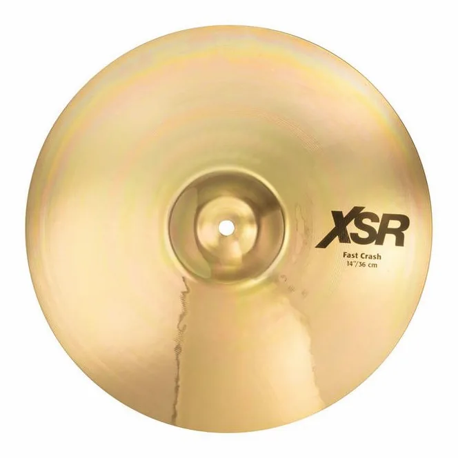 Sabian 14" XSR Fast Crash, vue de trois quarts, photo 2