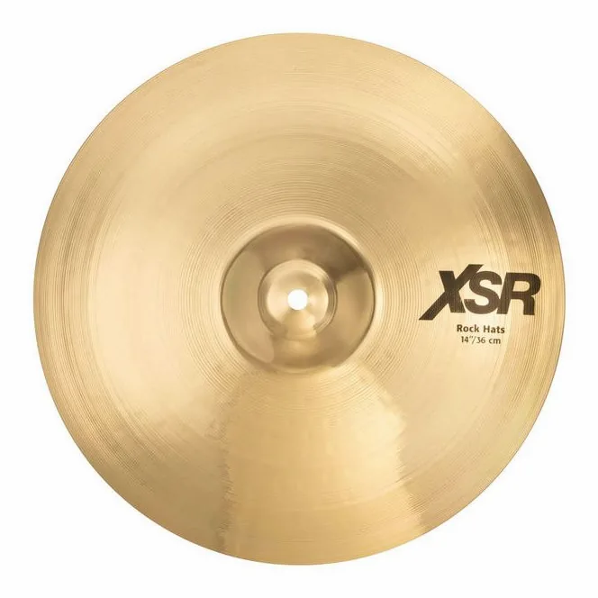 Sabian 14" XSR Rock Hi-Hat, vue de face, photo 2