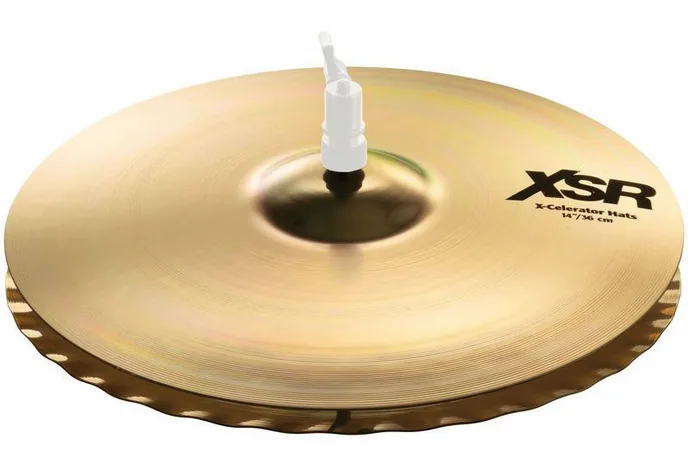 Sabian 14" XSR X-Celerator Hi-Hat, vue de face