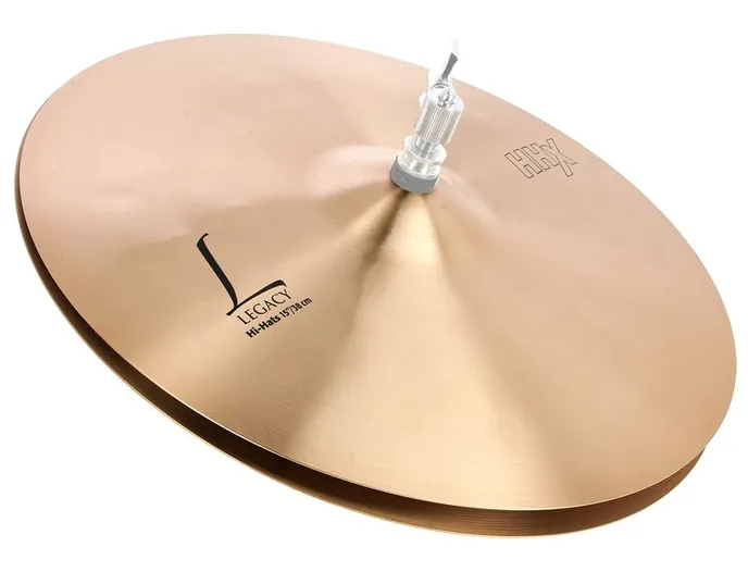 Sabian 15" HHX Legacy Hi-Hat, vue de près, de face