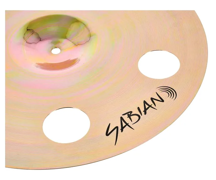 Sabian 16" AAX O-Zone Crash, sur fond neutre, photo 4