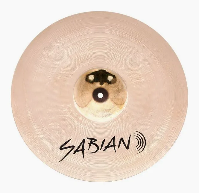 Sabian 16" AAX Thin Crash, vue de dessus, photo 2
