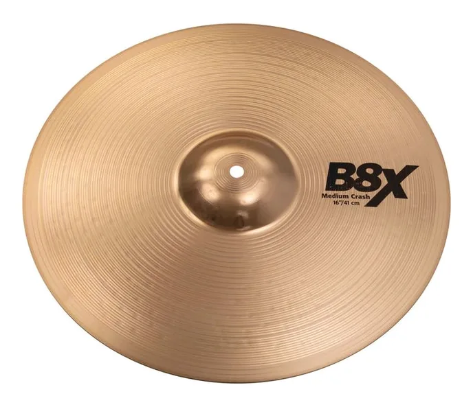 Sabian 16" B8X Medium Crash, vue de face