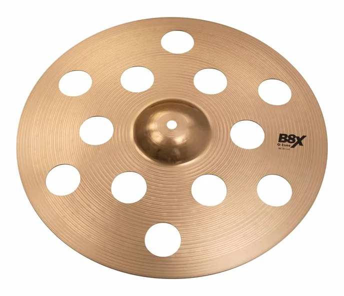 Sabian 16" B8X O-Zone Crash, sur fond neutre