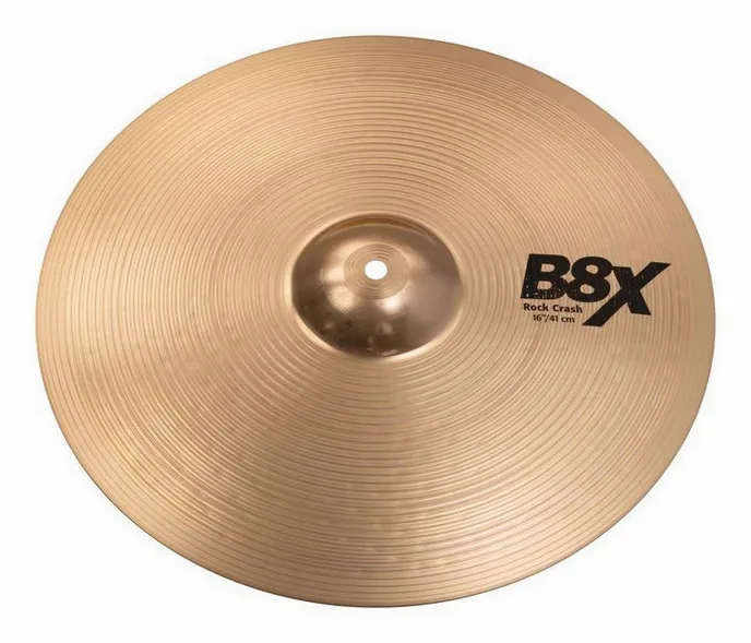 Sabian 16" B8X Rock Crash, vue de face