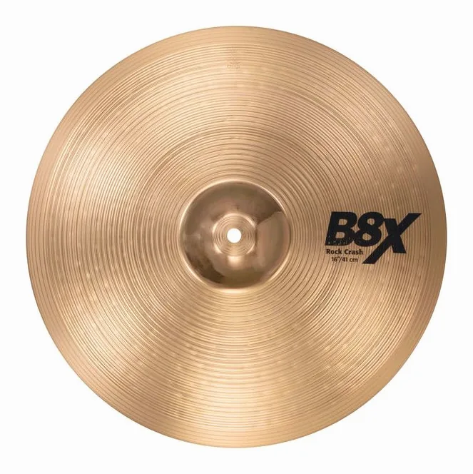 Sabian 16" B8X Rock Crash, vue de dessus, photo 2