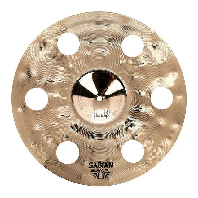 Sabian 16" HHX Evolution O-Zone Crash, vue de profil, photo 2