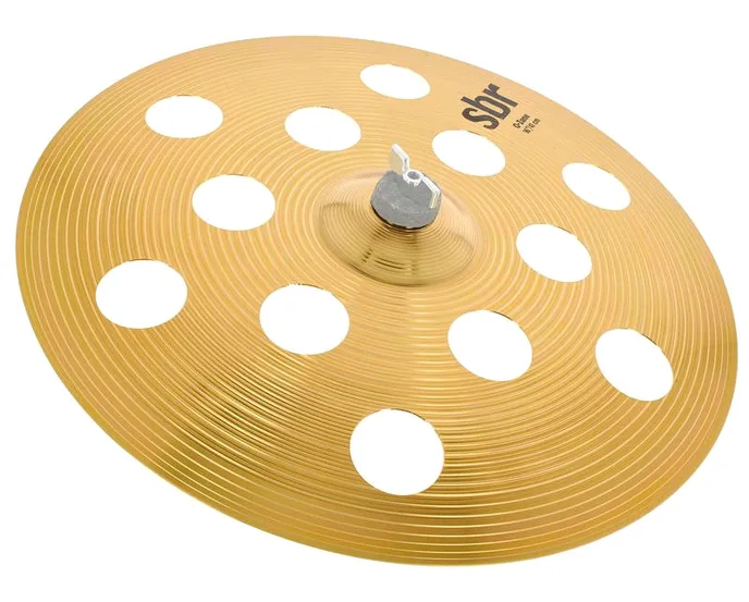 Sabian 16" SBR O-Zone Crash, vue de près, de face