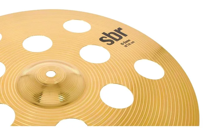 Sabian 16" SBR O-Zone Crash, sur fond neutre, photo 3