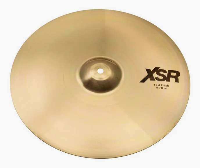 Sabian 16" XSR Fast Crash, vue de près, de face