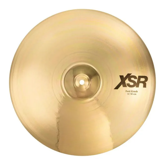 Sabian 16" XSR Fast Crash, vue de profil, photo 2