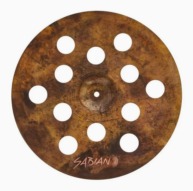 Sabian 16" XSR Monarch O-Zone Crash, vue de face, photo 2