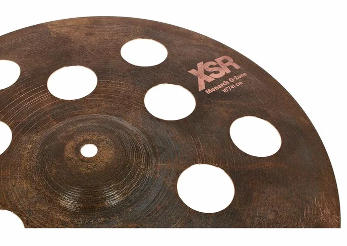 Sabian 16" XSR Monarch O-Zone Crash, vue de face, photo 3