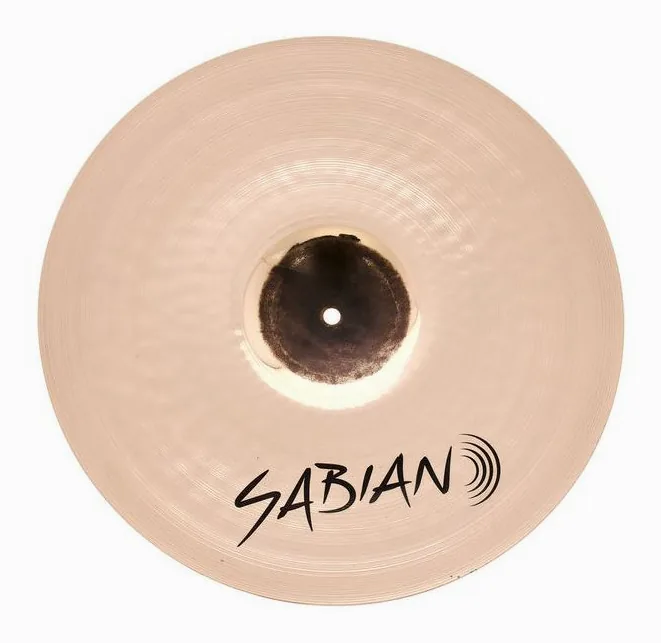 Sabian 17" AAX Thin Crash, vue de dessus, photo 2