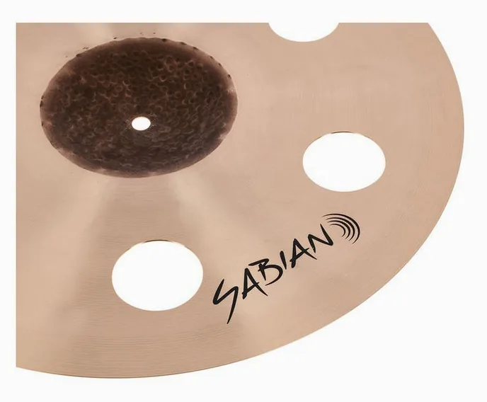 Sabian 17" HHX Complex O-Zone Crash, vue de trois quarts, photo 3