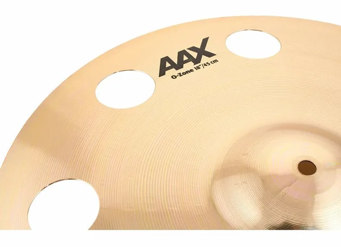 Sabian 18" AAX O-Zone Crash, vue de profil, photo 4