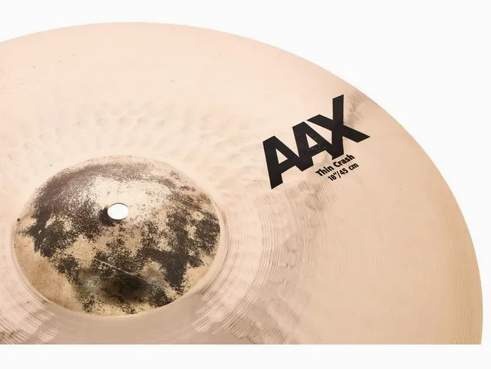 Sabian 18" AAX Thin Crash, vue de face, photo 3