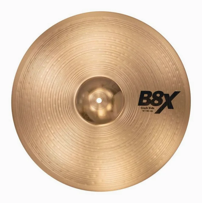 Sabian 18" B8X Crash Ride, vue de face, photo 2