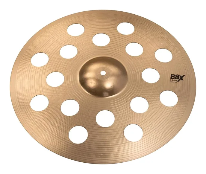 Sabian 18" B8X O-Zone Crash, vue de près, de face