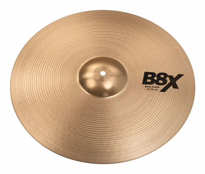 Sabian 18" B8X Rock Crash, vue de près, de face