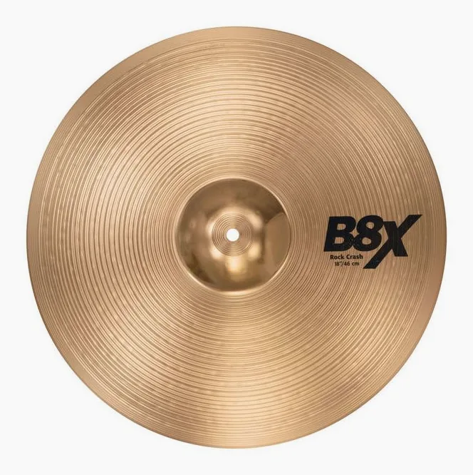 Sabian 18" B8X Rock Crash, vue de dessus, photo 2
