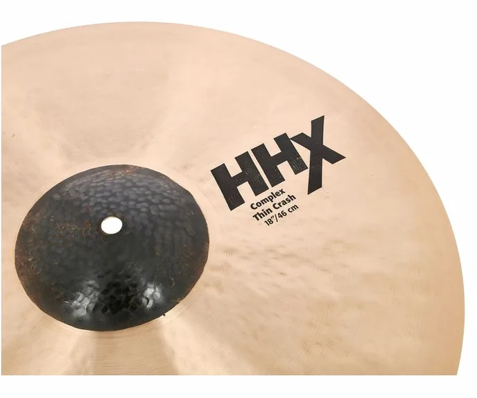 Sabian 18" HHX Complex Thin Crash, vue de dessus, photo 4