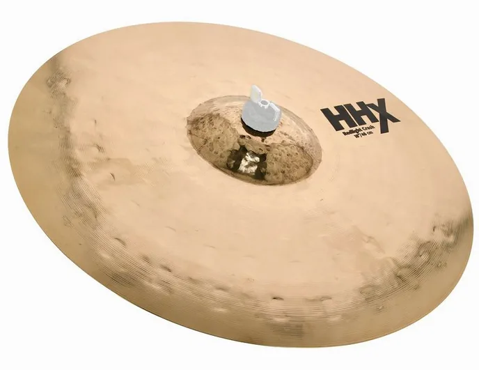 Sabian 18" HHX Redlight Crash, vue de près, de face