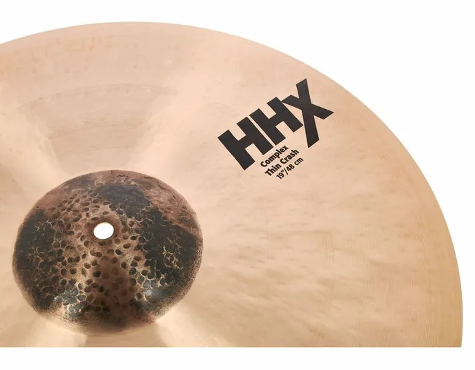 Sabian 19" HHX Complex Thin Crash, vue de profil, photo 3