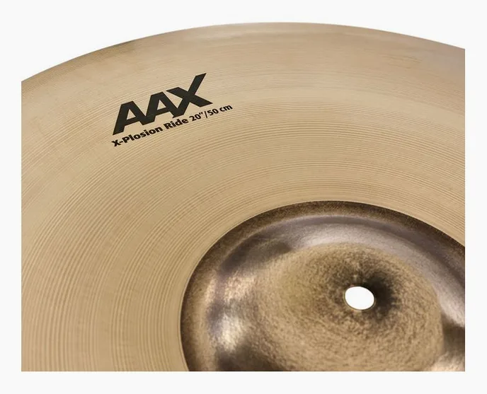 Sabian 20" AAX X-Plosion Ride, vue de trois quarts, photo 3