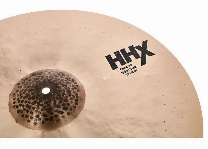 Sabian 20" HHX Complex Thin Crash, vue de dessus, photo 3