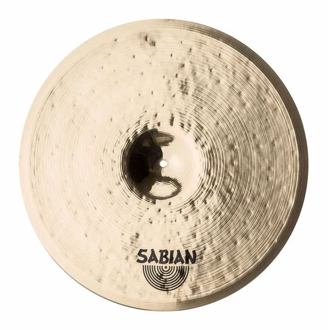 Sabian 20" Ride Holger Müller Sign., vue de profil, photo 4